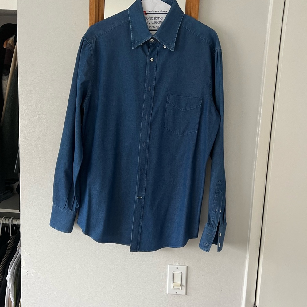 Brunello Cucinelli Denim Shirt. Great Condition. … - image 1